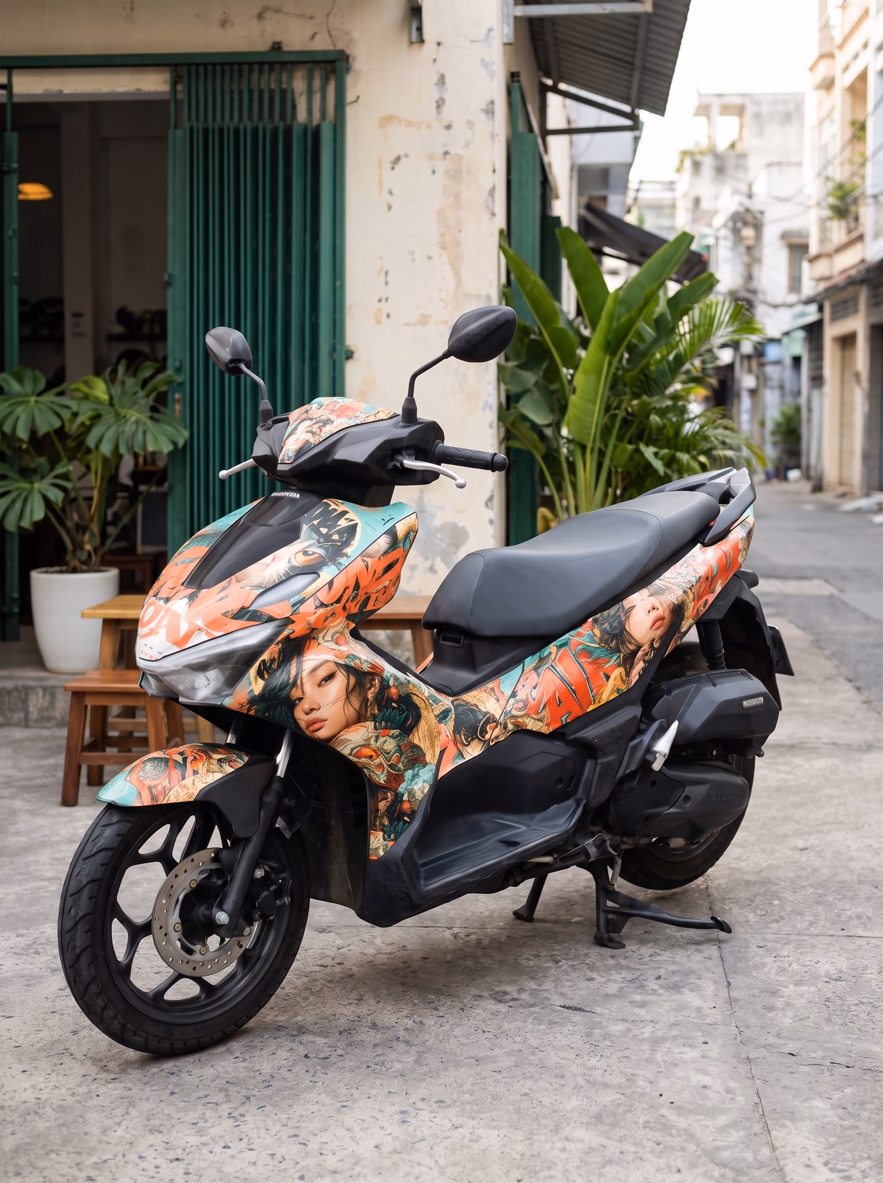 Tem trùm Honda Air Blade CrazzyCat — 1/7